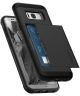Spigen Slim Armor Card Holder Case Samsung Galaxy S8 Plus Black