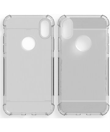 Apple iPhone X Transparant Hoesje Backcover TPU Hoesjes