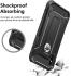 Apple IPhone X/XS Hoesje Shock Proof Hybride Backcover Zwart afbeelding 2