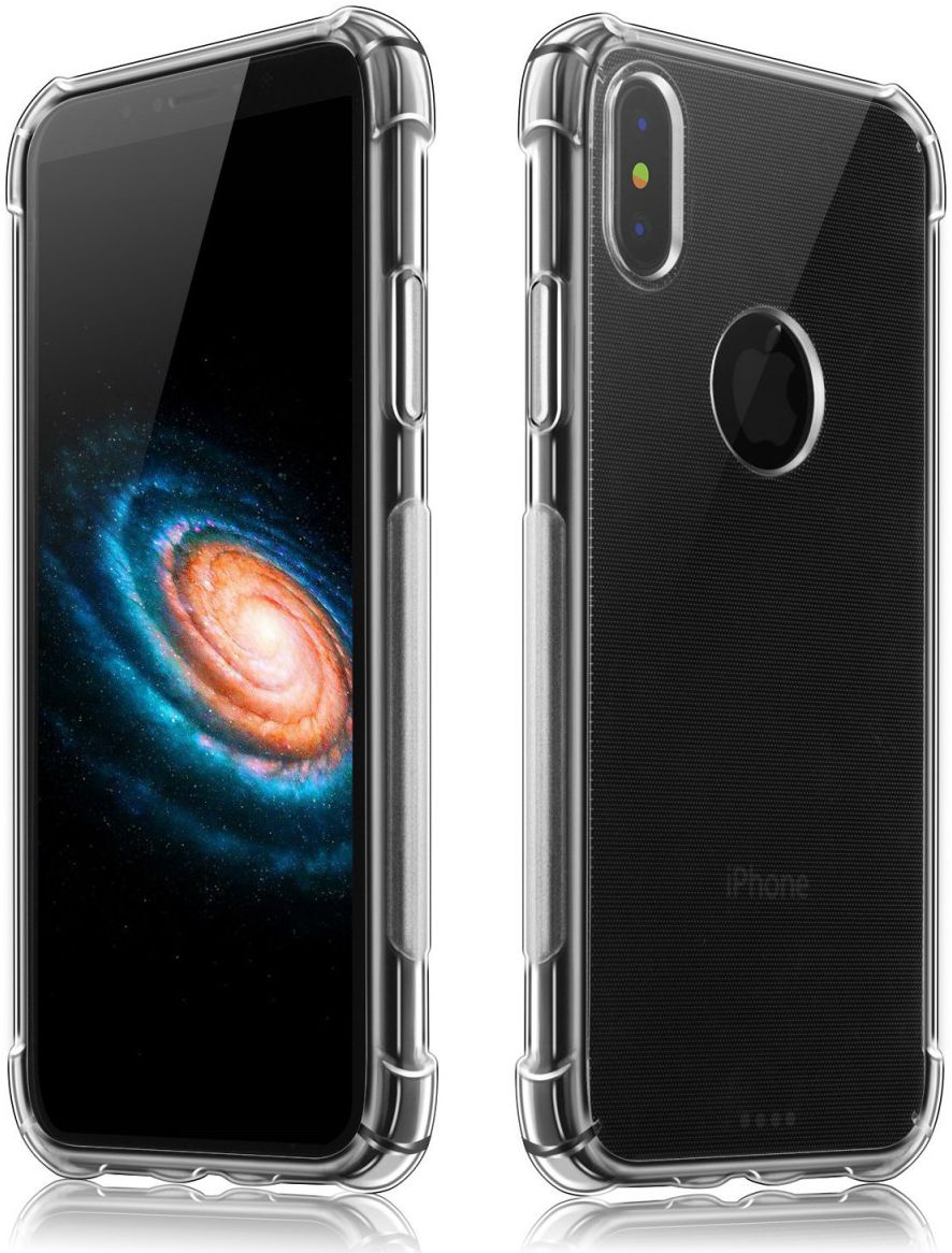 Apple iPhone X Robuust Transparant Hoesje afbeelding 1