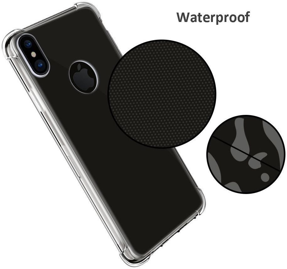 Apple iPhone X Robuust Transparant Hoesje afbeelding 6
