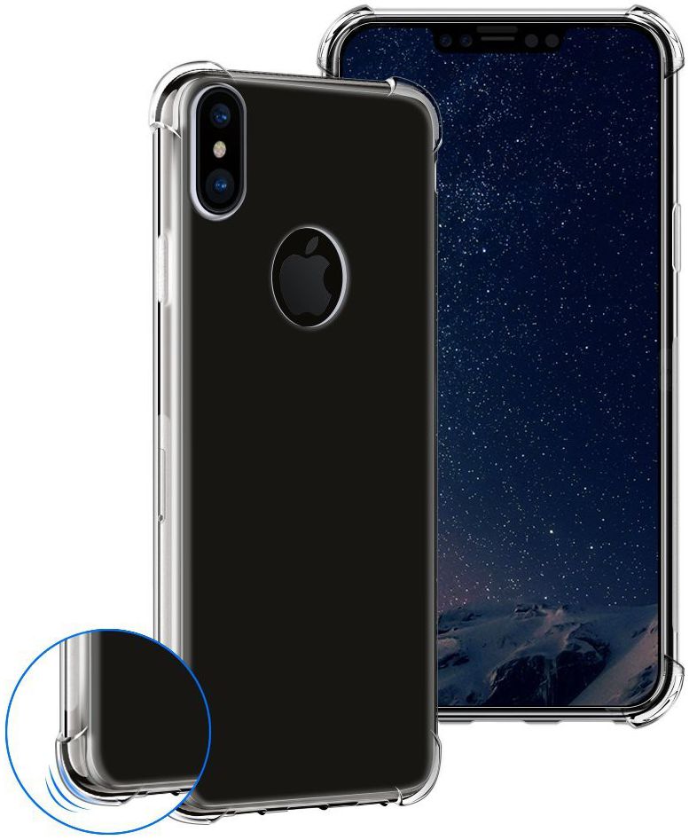 Apple iPhone X Robuust Transparant Hoesje afbeelding 7