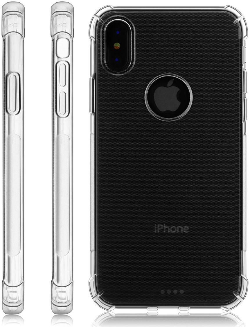 Apple iPhone X Robuust Transparant Hoesje afbeelding 3