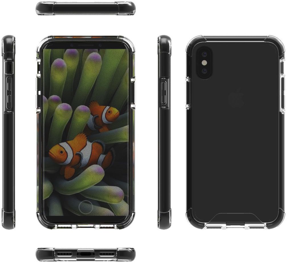 Apple iPhone X TPU Bumper Hoesje Zwart afbeelding 6