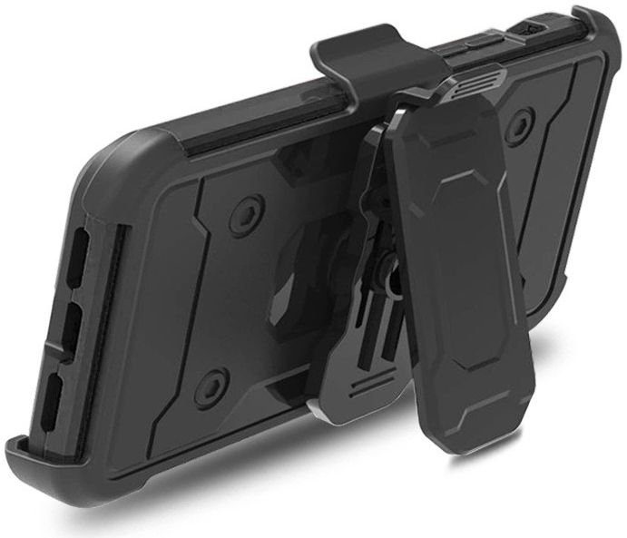 Apple iPhone X Hybride Kickstand Hoesje Zwart afbeelding 3