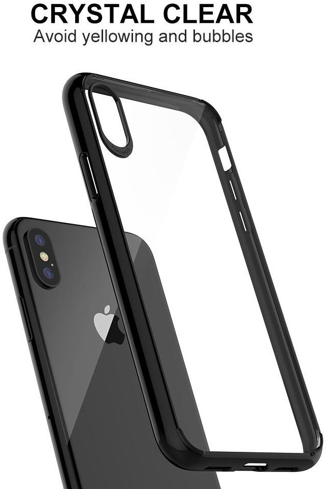 Apple iPhone X Hoesje Armor Backcover Zwart afbeelding 2