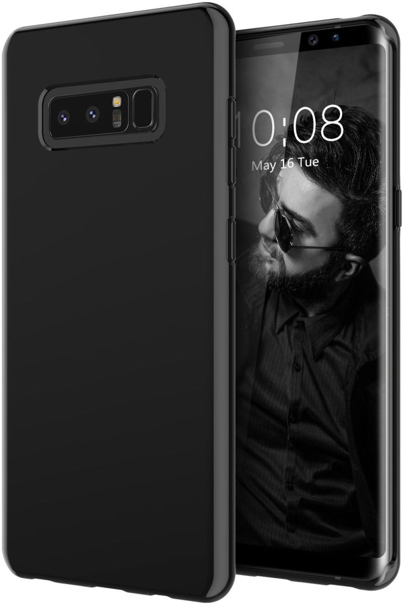 Samsung Galaxy Note 8 TPU Hoesje Zwart afbeelding 1