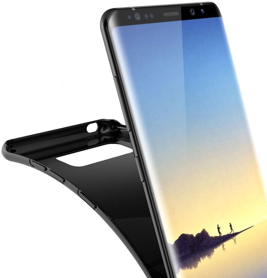 Samsung Galaxy Note 8 TPU Hoesje Zwart afbeelding 2