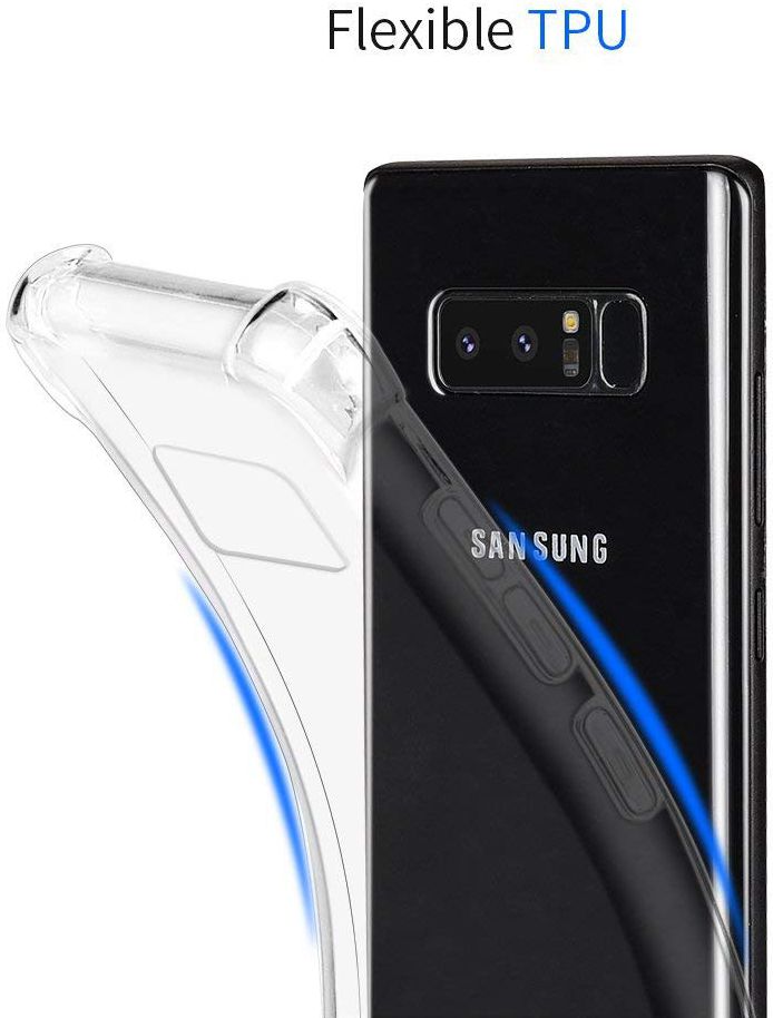 Samsung Galaxy Note 8 Robuust Transparant Hoesje afbeelding 2