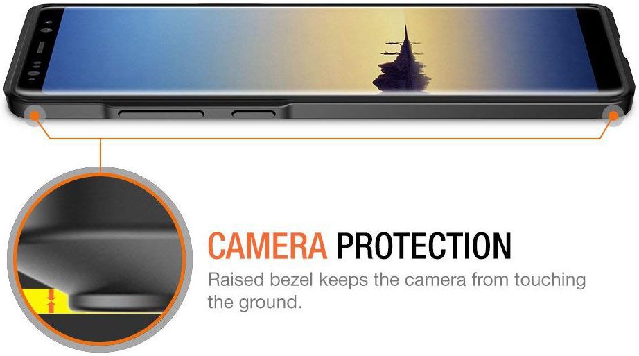 Samsung Galaxy Note 8 TPU Bumper Hoesje Zwart afbeelding 6