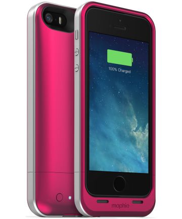 Mophie Juice Pack Air Battery Case Apple iPhone 5/5S/SE Roze Hoesjes