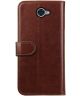Rosso Element Huawei Y7 (2017) Hoesje Book Cover Bruin