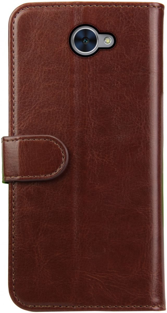 Rosso Element Huawei Y7 (2017) Hoesje Book Cover Bruin afbeelding 4