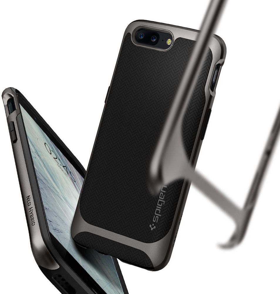 Spigen Neo Hybrid Hoesje OnePlus 5 Grijs afbeelding 5
