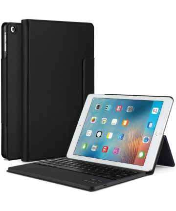 Apple iPad air 2 Stand Case Met Bluetooth 3.0 Keyboard Zwart Hoesjes