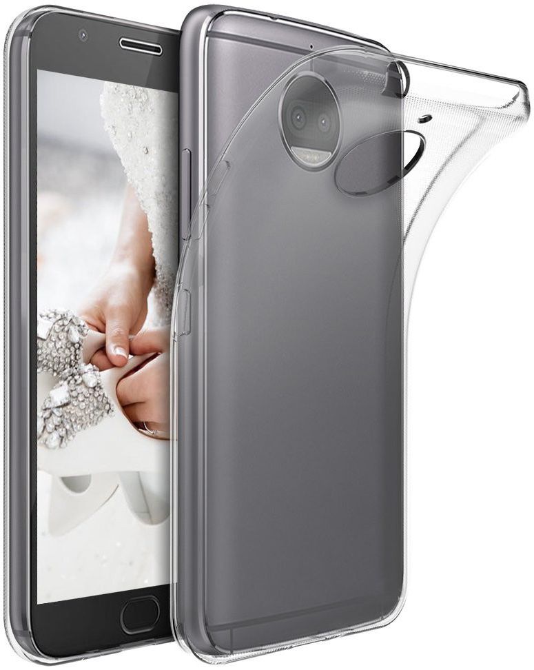 Motorola Moto G5s Plus Hoesje Dun TPU Transparant afbeelding 1