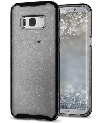 Spigen Neo Hybrid Crystal Case Galaxy S8 Plus Glitter Grijs Hoesjes