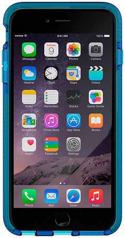 Tech21 Evo Mesh Apple iPhone 6s Plus Hoesje Blauw afbeelding 2
