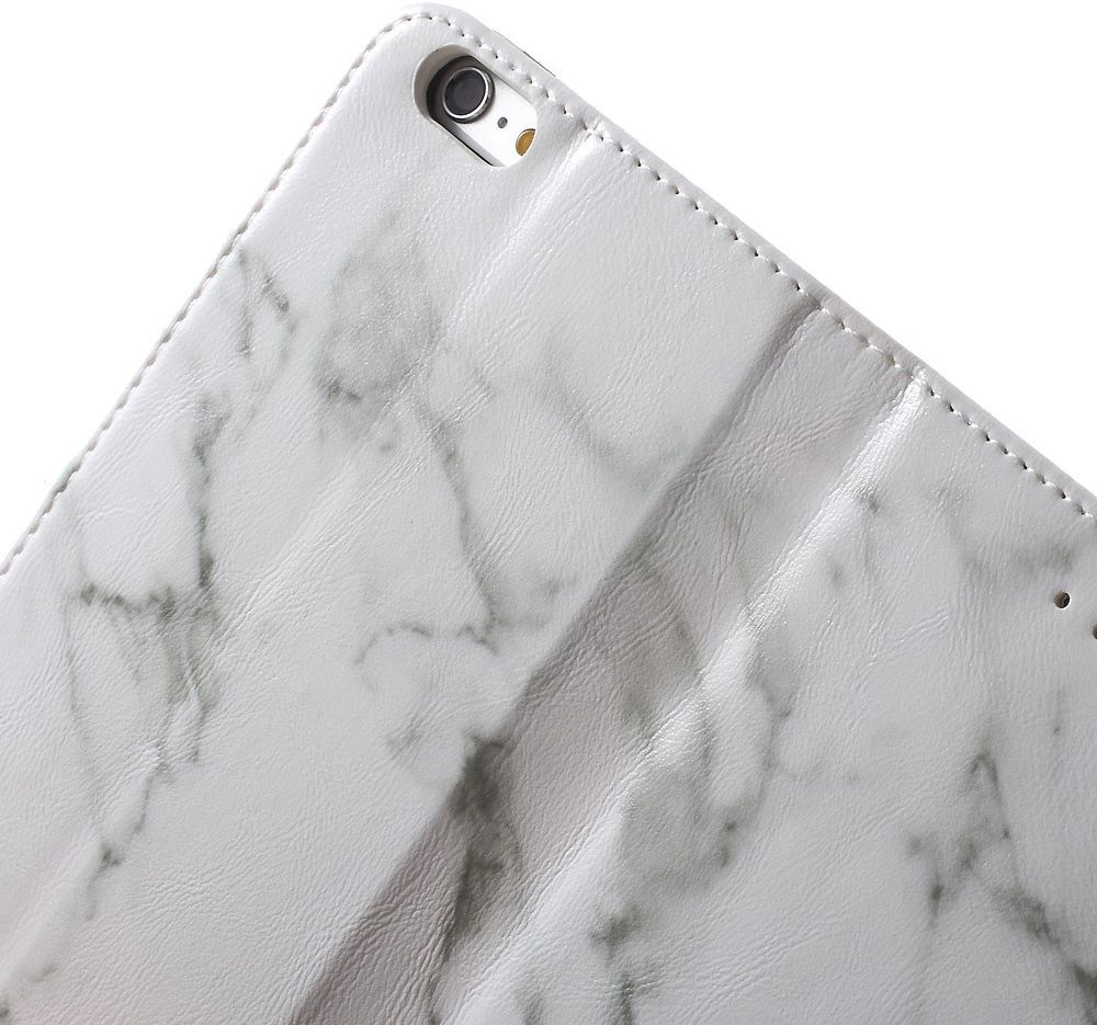 Apple iPhone 6S Marmer Portemonnee Hoesje Wit afbeelding 6