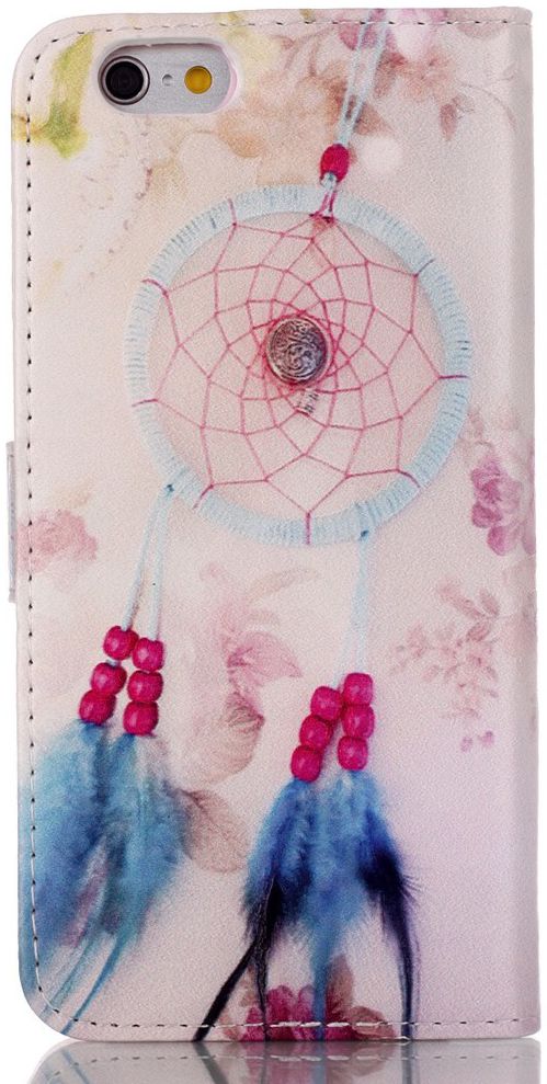 Apple iPhone 5 / 5S / SE Portemonnee Hoesje met Dromenvanger Print afbeelding 3