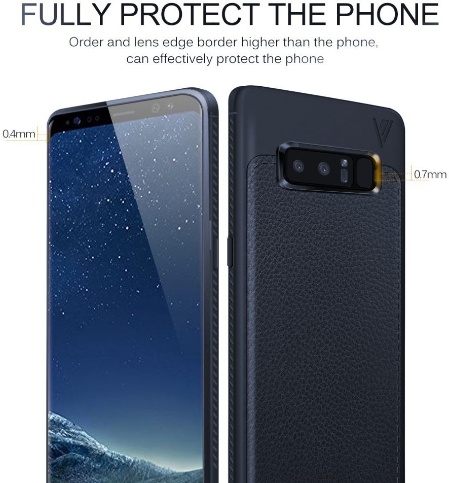 Samsung Galaxy Note 8 Back Cover Blauw afbeelding 5