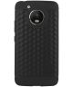 Motorola Moto G5 Geometrisch TPU Hoesje Zwart