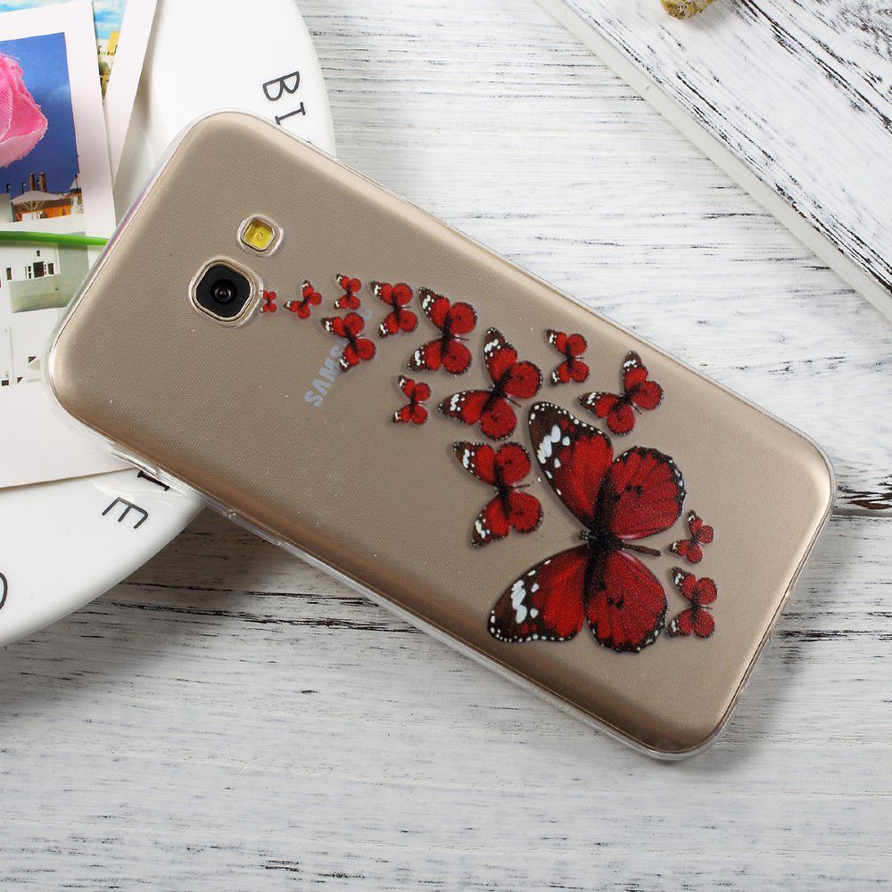 Samsung Galaxy A5 (2017) TPU Hoesje Vlinders afbeelding 3