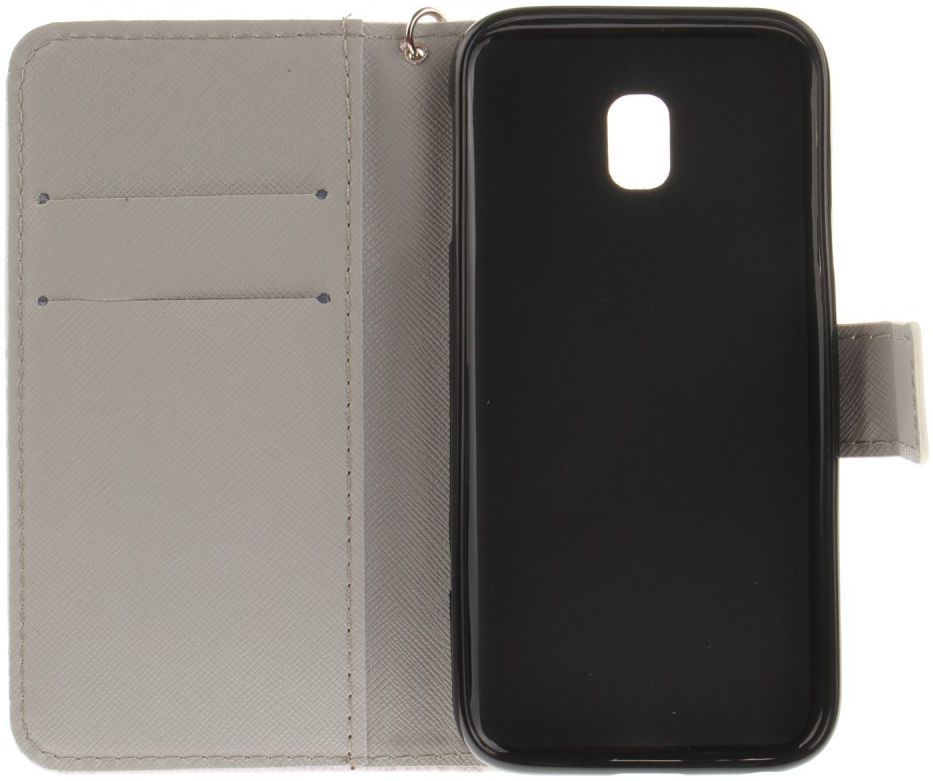 Samsung Galaxy J3 (2017) Portemonnee Hoesje met Uil Print afbeelding 9