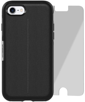 Otterbox Strada + Alpha Glass Apple iPhone 7 / 8 Zwart Hoesjes