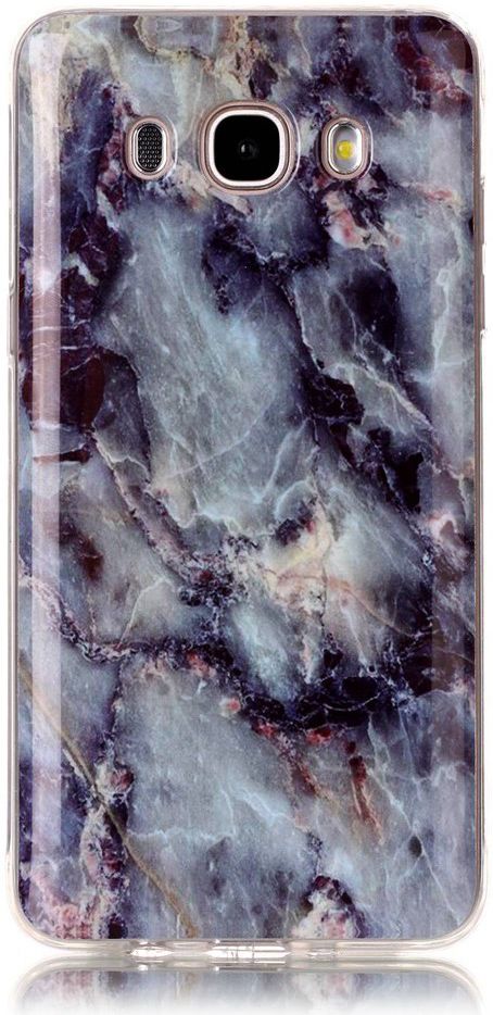 Samsung Galaxy J5 (2016) TPU Hoesje Marmer Blauw afbeelding 1
