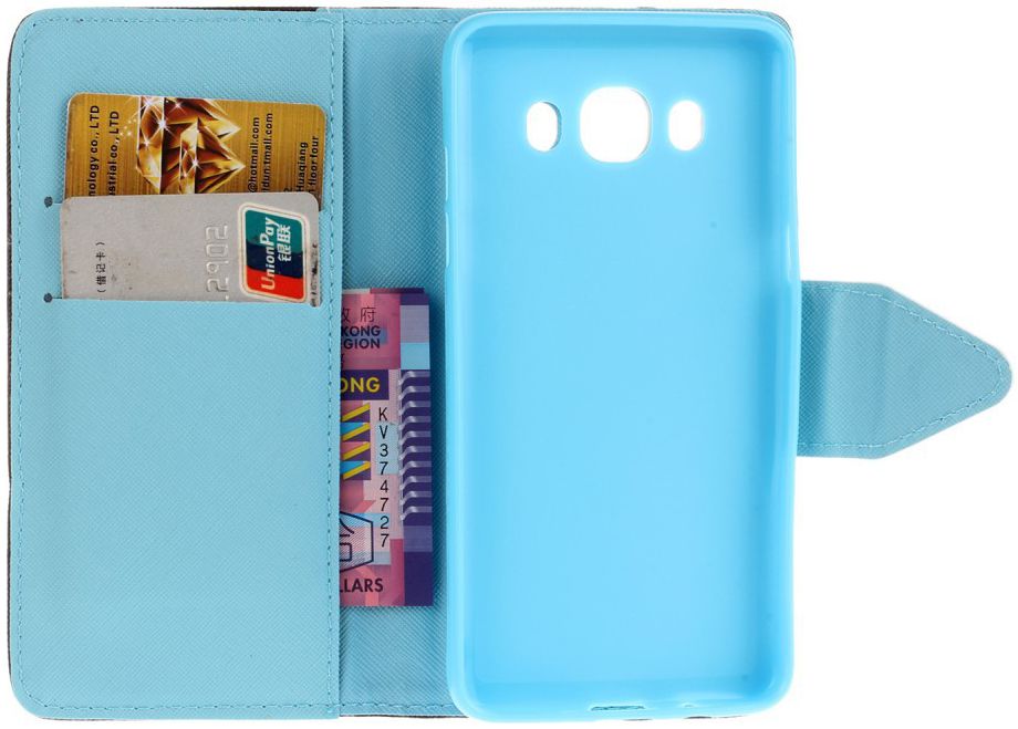 Samsung Galaxy J5 (2016) Portemonnee Hoesje Dont Touch afbeelding 2