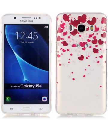 Samsung Galaxy J5 (2016) TPU Hoesje Hartjes Hoesjes