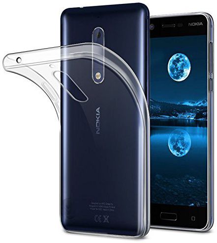 Nokia 8 Hoesje Dun TPU Transparant afbeelding 4