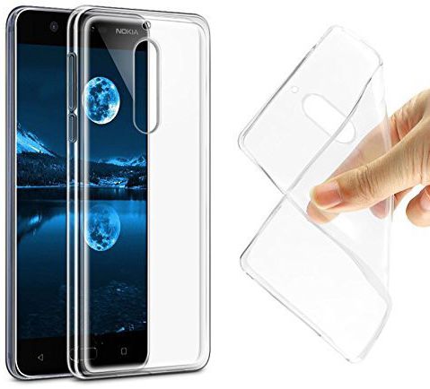 Nokia 8 Hoesje Dun TPU Transparant afbeelding 5