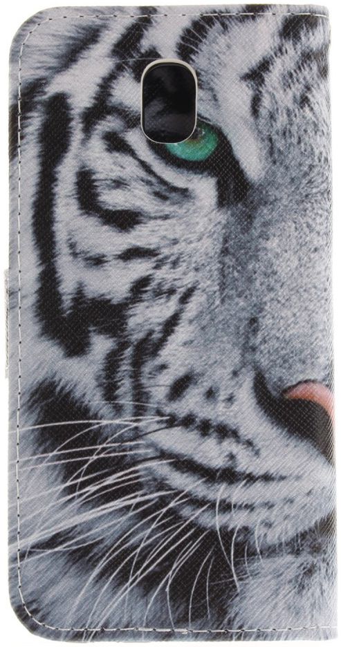 Samsung Galaxy J5 (2017) Portemonnee Hoesje Tijger afbeelding 4