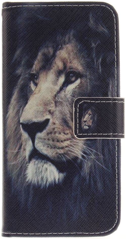 Samsung Galaxy J5 (2017) Portemonnee Hoesje Leeuw afbeelding 3