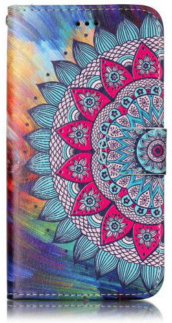 Motorola Moto G5 Portemonnee Hoesje met Bloem Print afbeelding 3