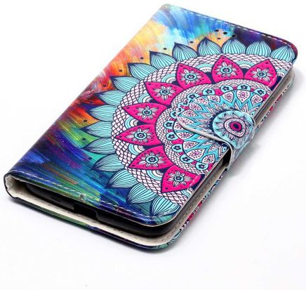 Motorola Moto G5 Portemonnee Hoesje met Bloem Print afbeelding 6