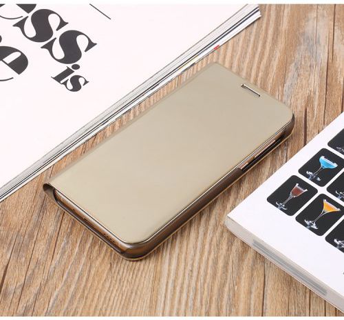Samsung Galaxy A3 (2017) Spiegel Hoesje Goud afbeelding 2