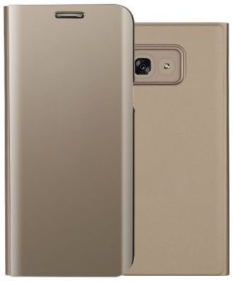 Samsung Galaxy A3 (2017) Spiegel Hoesje Goud afbeelding 1