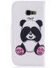 Samsung Galaxy A3 (2017) Portemonnee Hoesje met Panda Print