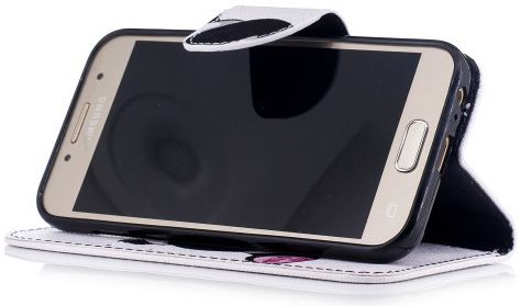 Samsung Galaxy A3 (2017) Portemonnee Hoesje met Panda Print afbeelding 4