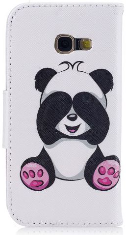 Samsung Galaxy A3 (2017) Portemonnee Hoesje met Panda Print afbeelding 5