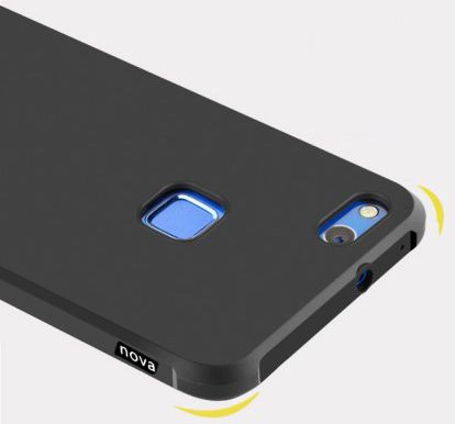 Huawei P10 Lite TPU Hoesje Zwart afbeelding 2