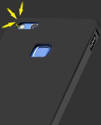 Huawei P10 Lite TPU Hoesje Zwart afbeelding 3