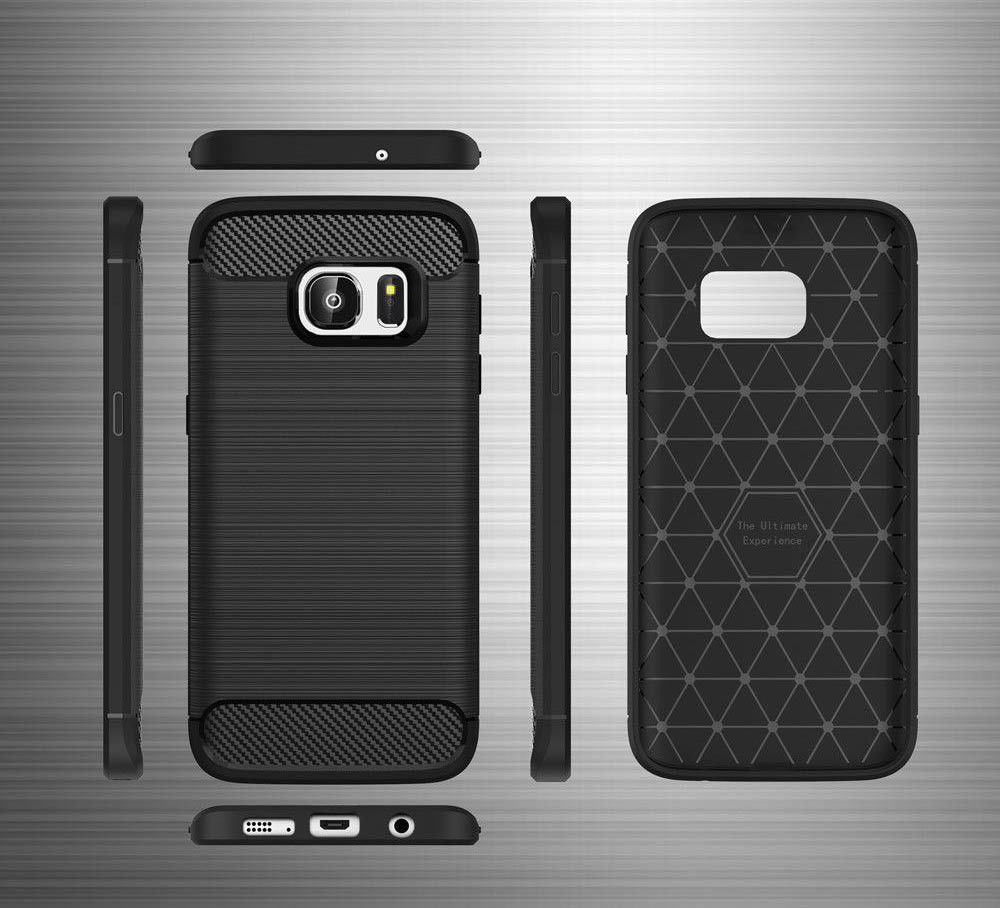 Samsung Galaxy S7 Geborsteld Hoesje Grijs afbeelding 4
