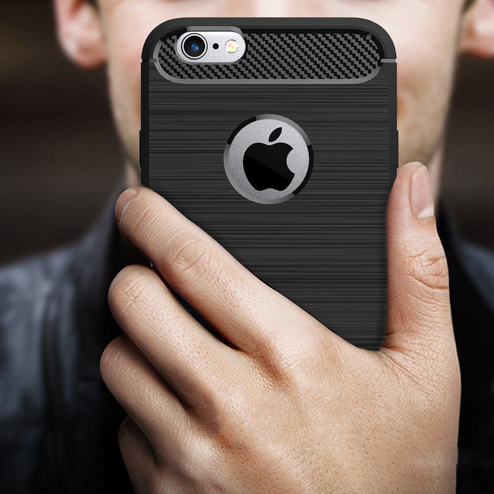 Apple iPhone 6(S) Geborsteld TPU Hoesje Rood afbeelding 6