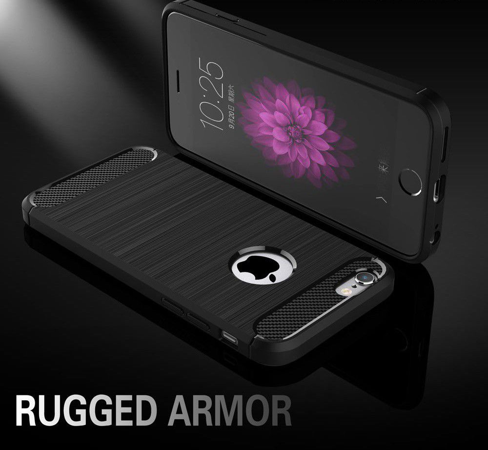 Apple iPhone 6(S) Geborsteld TPU Hoesje Rood afbeelding 7
