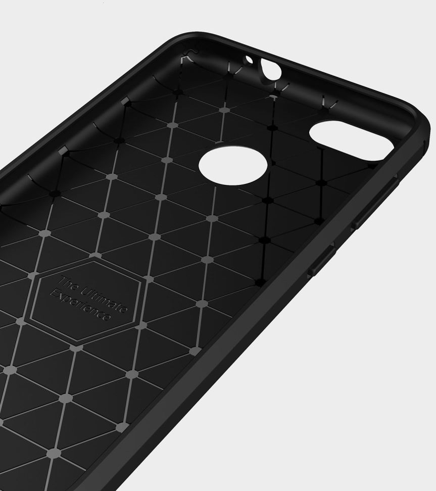 Huawei Y6 Pro (2017) Geborsteld TPU Hoesje Zwart afbeelding 10