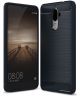 Huawei Mate 9 Geborsteld TPU Hoesje Blauw